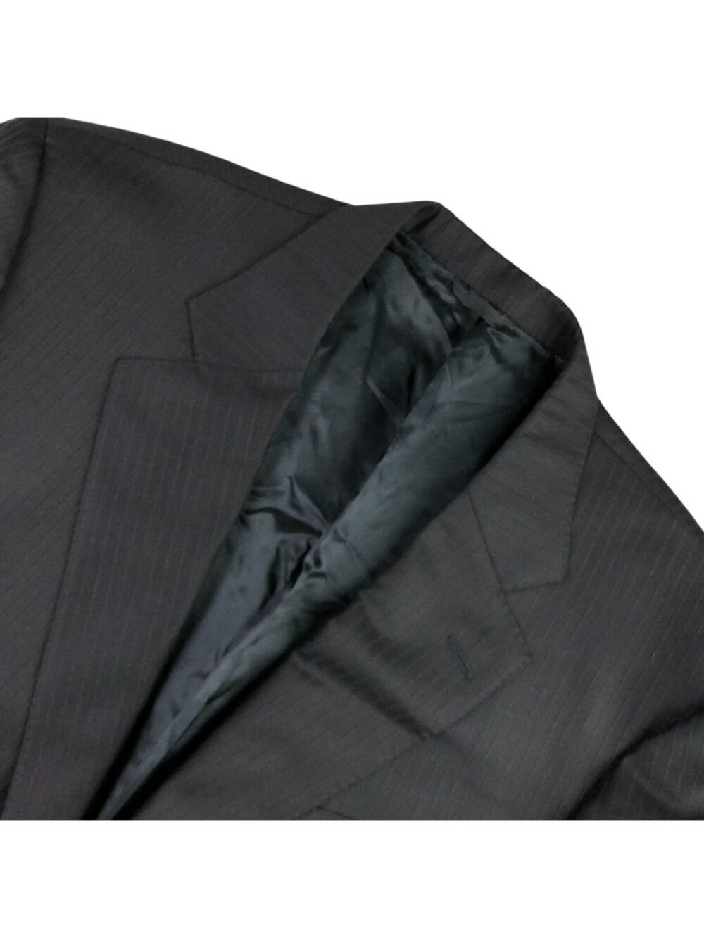 Loro Piana Men's Wool 2-Button Blazer Navy Blue Pinstripe • 44 R